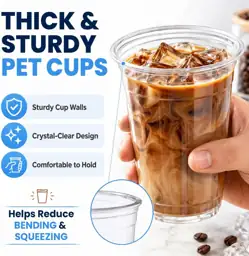 Plastic Cups with Lids, Plastic… — Photo 2