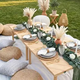 Wooden Folding Picnic Table -… — Photo 2
