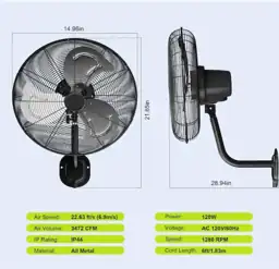 20 in. 3472 CFM 3-Speed… — Photo 5
