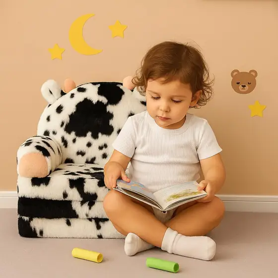 QIUODO Comfy Toddler Couch Chair,… — Photo 2