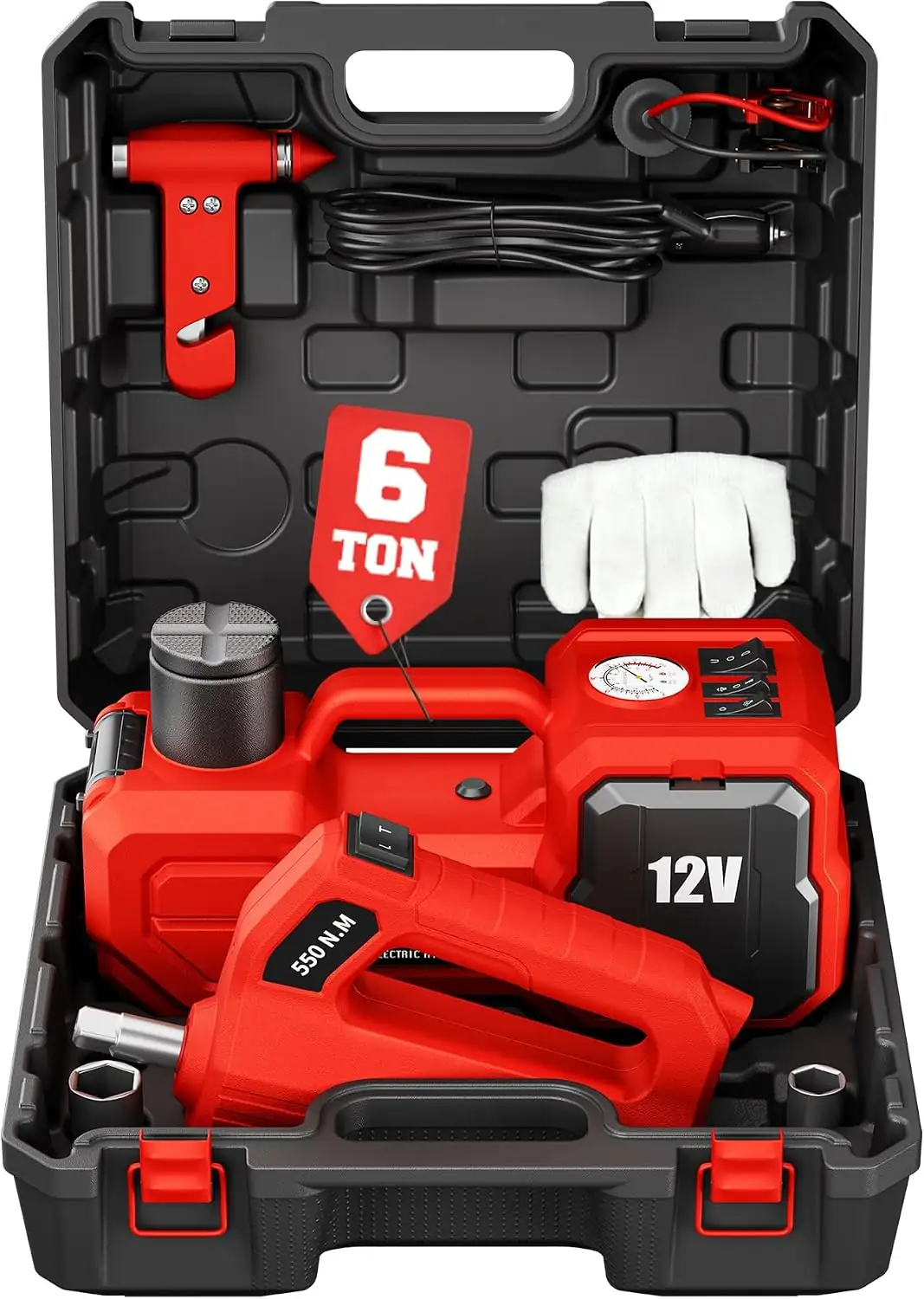 6T Electric Car Jack, 12V… — Photo 1