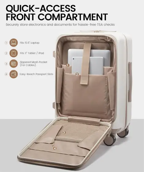 LOVEVOOK 24-Inch Medium Check-In Luggage… — Photo 2