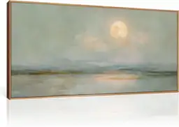 LHIUEM Large Abstract Moon Green… — Photo 1