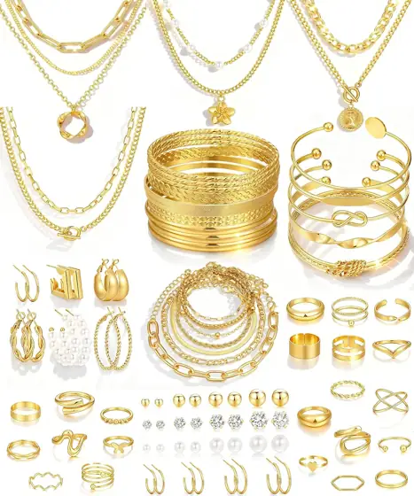 17 MILE 78-Piece Gold Jewelry… — Photo 1