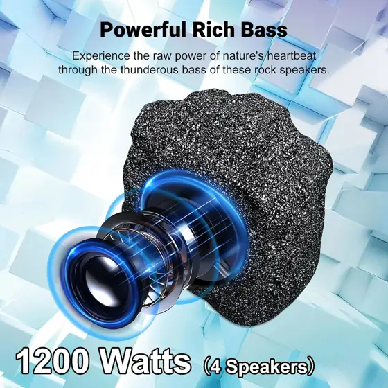 Herdio 4" Outdoor Rock Bluetooth… — Photo 2