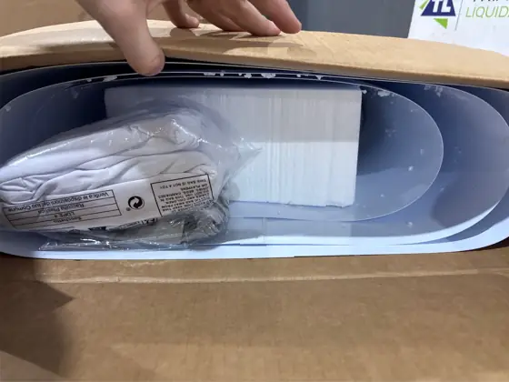 3pc Large White PVC Cylinder… — Photo 4