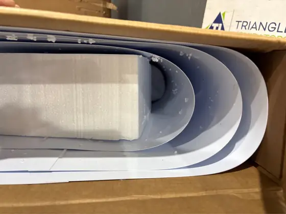 3pc Large White PVC Cylinder… — Photo 6