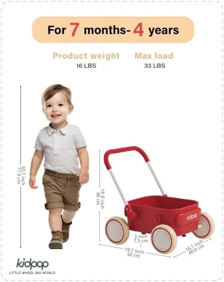 PULA Baby Push Walker with… — Photo 2