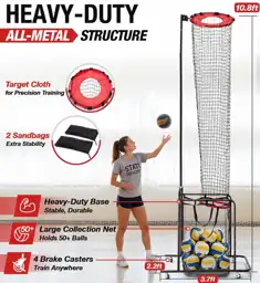 ZEALFEEL Volleyball Setter Training Net,… — Photo 2
