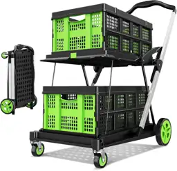 Collapsible Shopping Cart, 8-in-1 200LBS… — Photo 1