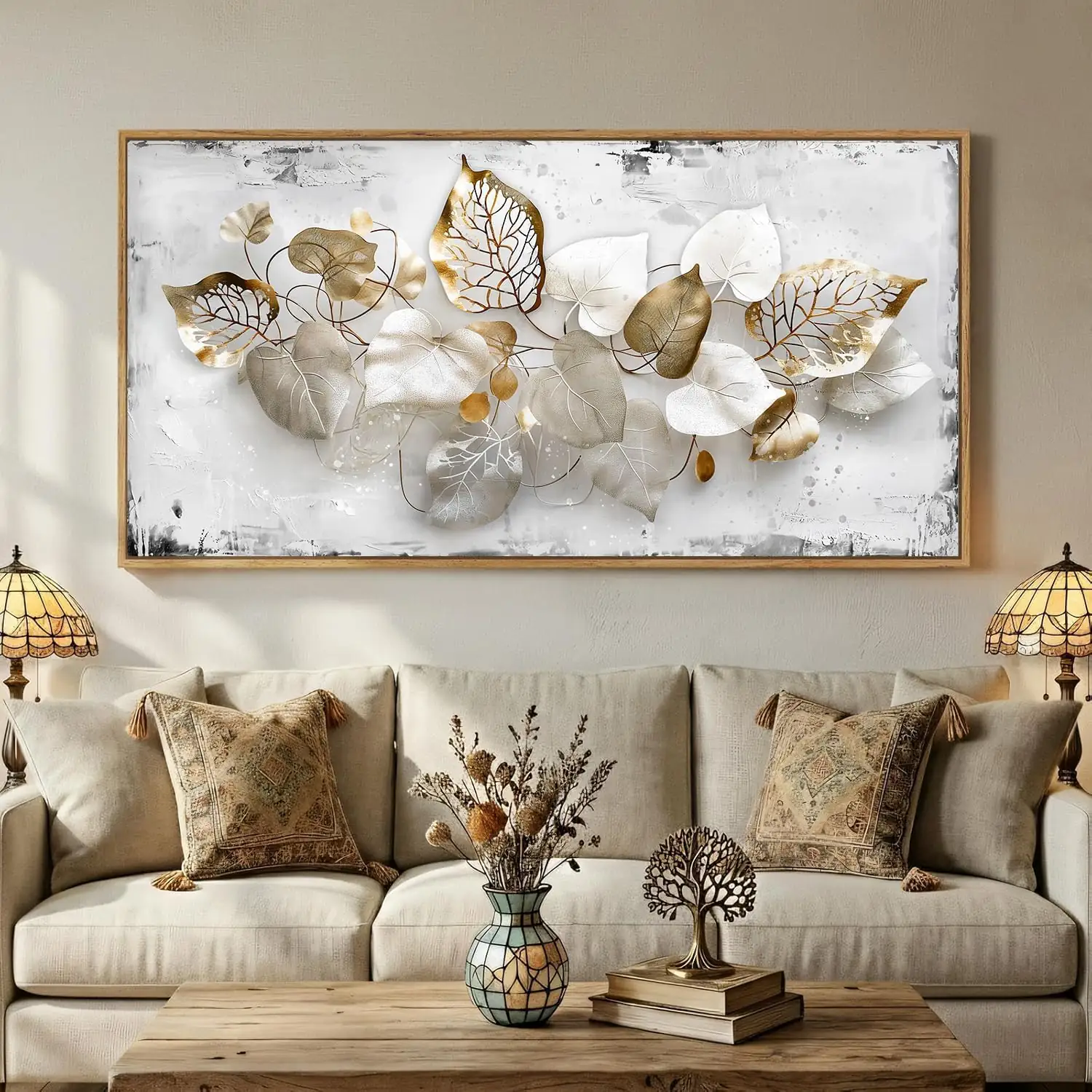 Leaf Botanical Wall Art Modern… — Photo 1