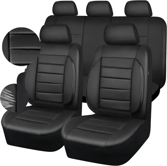 CAR PASS Leather Seat Covers… — Photo 1