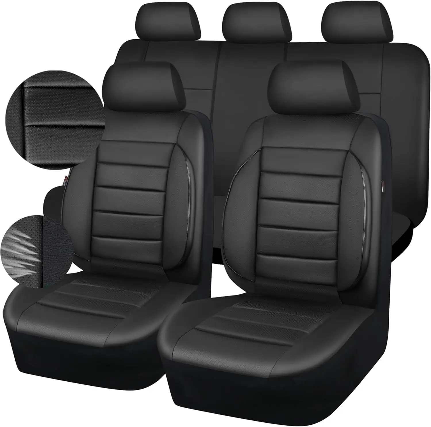 CAR PASS Leather Seat Covers… — Photo 1