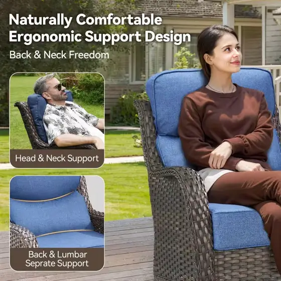 moosprr MoonLuxe Brown Wicker Fire… — Photo 2