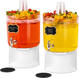2-Gallon Beverage Dispenser (2-Pack) -… — Photo 1
