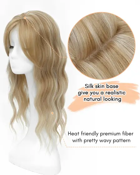 UDU 20" Wavy Hair Topper… — Photo 2
