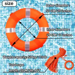 20-Inch Throwable Life Preserver Ring… — Photo 2
