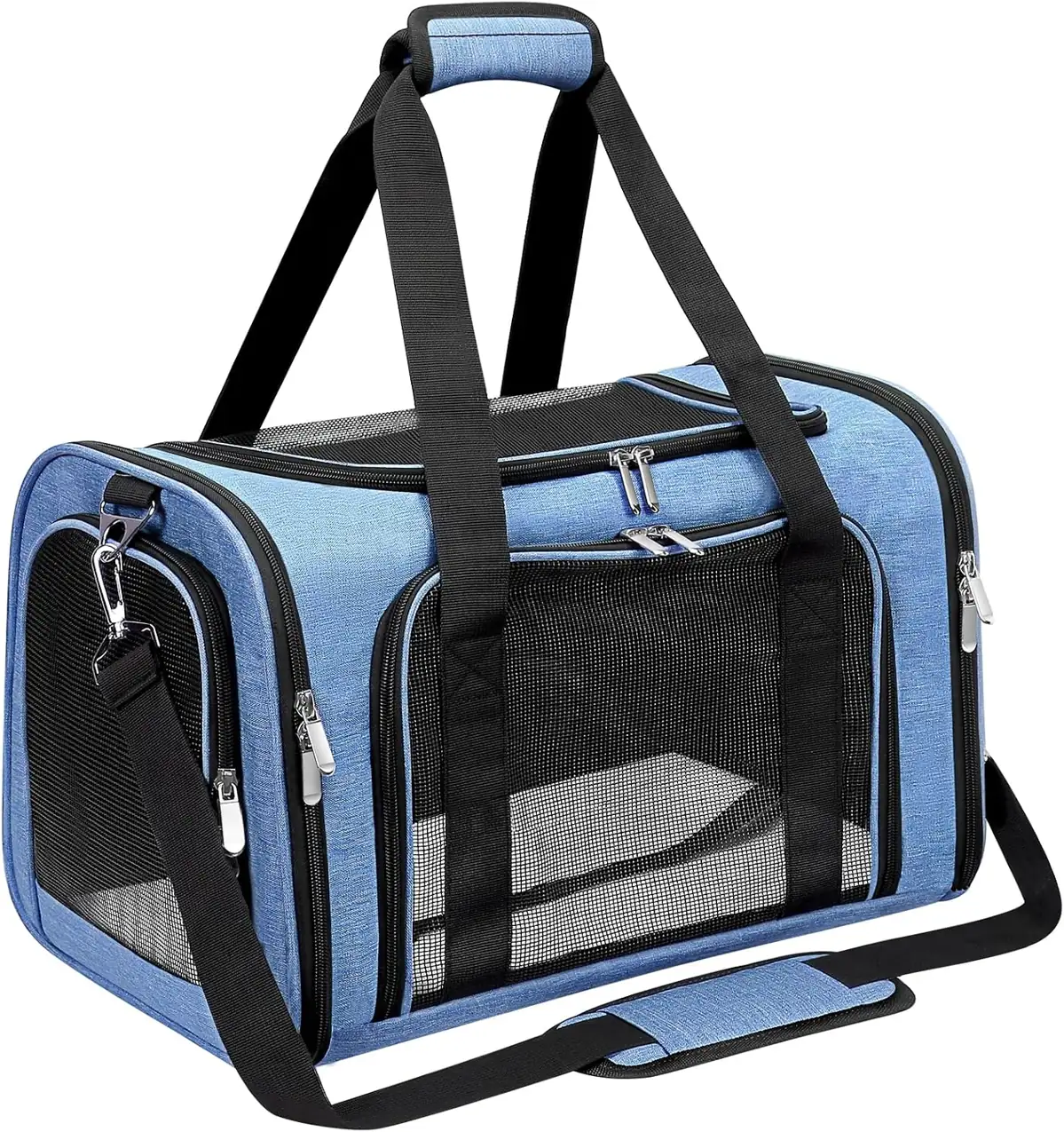 Soft-Sided Cat/Dog/Pet Carrier, Collapsible Pets… — Photo 1