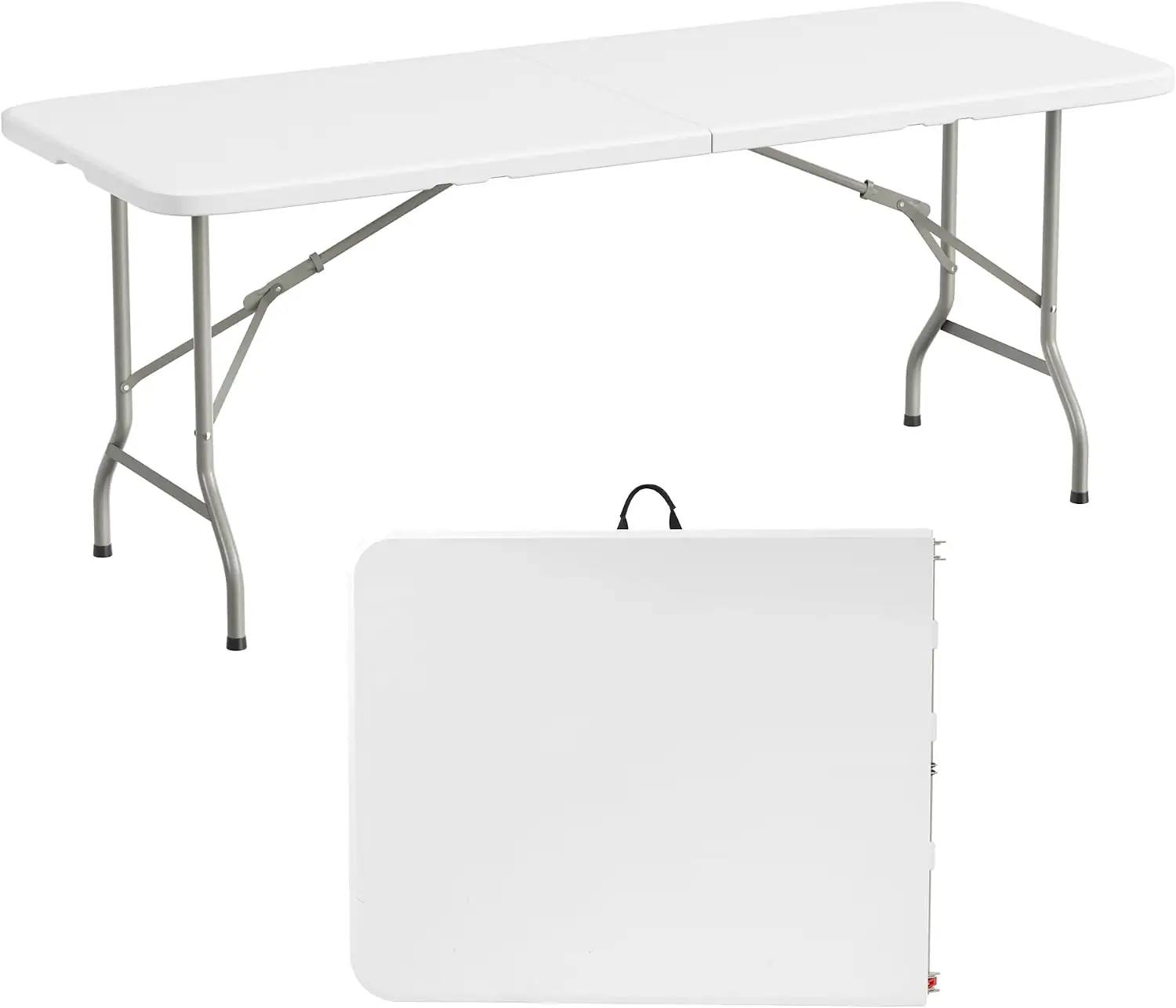 Elevon 6-Foot Heavy-Duty Folding Table,… — Photo 1