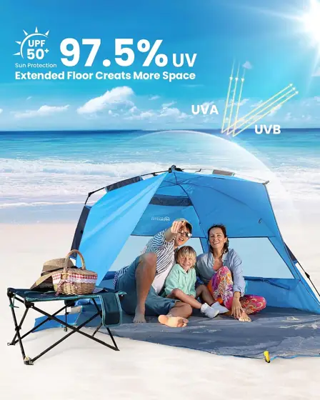 OutdoorMaster Pop Up Beach Tent… — Photo 2