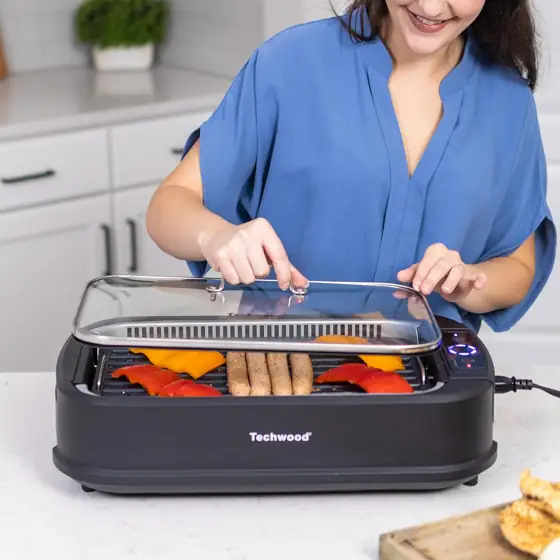 Techwood 1500W Indoor Grill with… — Photo 2