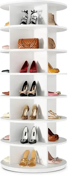 Rotating Shoe Rack 7-Tier Organizer… — Photo 1