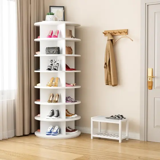 Rotating Shoe Rack 7-Tier Organizer… — Photo 2
