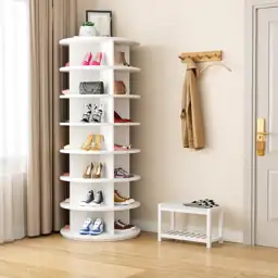 Rotating Shoe Rack 7-Tier Organizer… — Photo 2