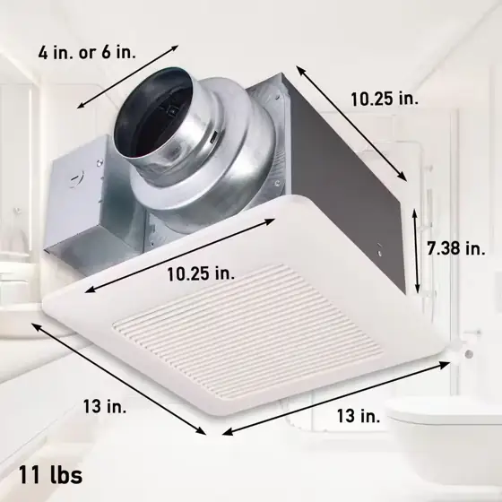 Panasonic WhisperCeiling DC Fan with… — Photo 2