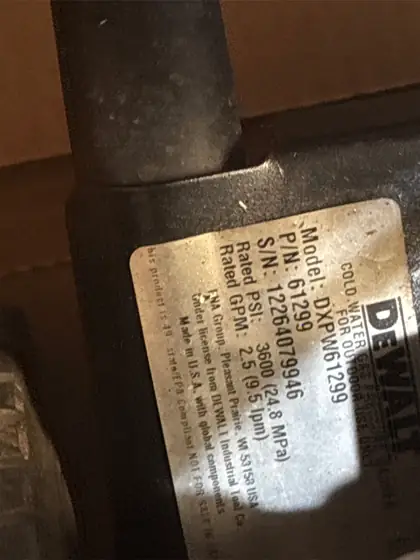 DEWALT 3600 PSI 2.5 GPM… — Photo 6