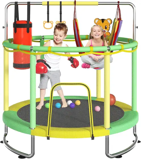 Trampoline for Kids, 440lbs, Net,… — Photo 1