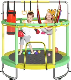 Trampoline for Kids, 440lbs, Net,… — Photo 1