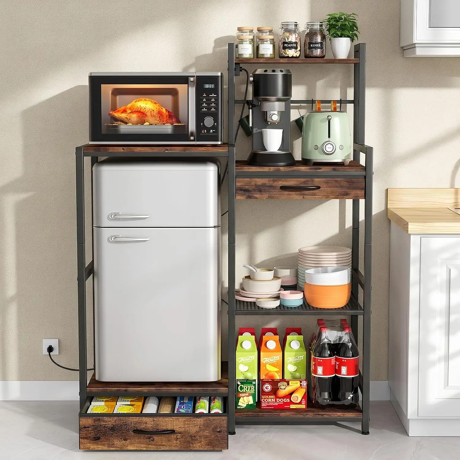 Housolution 6 Tier Mini Fridge… — Photo 1
