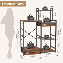 Housolution 6 Tier Mini Fridge… — Photo 2