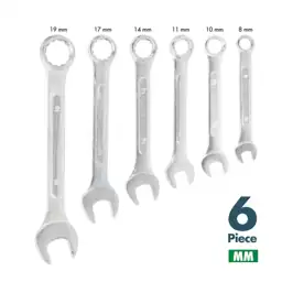 6-Piece Metric Combination Wrench Set… — Photo 2