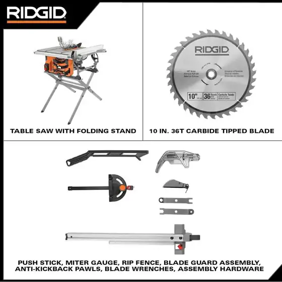 RIDGID 15 Amp 10 in.… — Photo 2