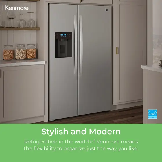 Kenmore 20-cu ft Counter-Depth Refrigerator… — Photo 2