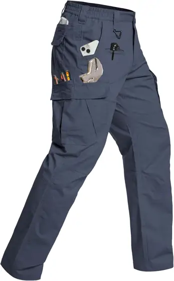 CARWORNIC Men's Stretch Cargo Work… — Photo 1