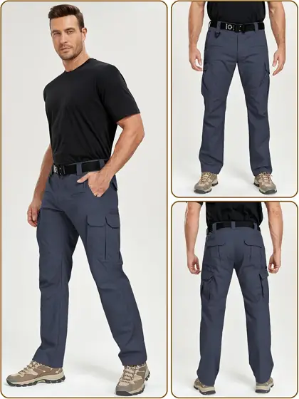 CARWORNIC Men's Stretch Cargo Work… — Photo 2