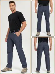 CARWORNIC Men's Stretch Cargo Work… — Photo 2