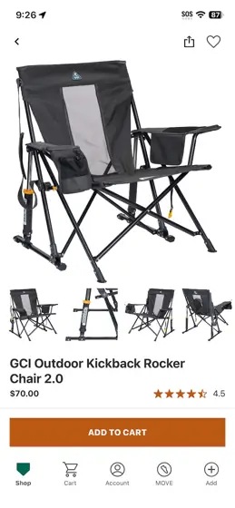 GCI Outdoor Kickback Rocker Chair… — Photo 1