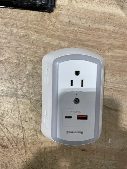 Honeywell 5-Outlet 2-USB LED Night… — Photo 5