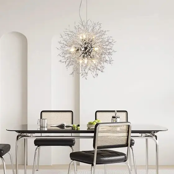 Firework Crystal Chandeliers, 9-Light Dandelion… — Photo 2