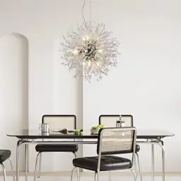 Firework Crystal Chandeliers, 9-Light Dandelion… — Photo 2