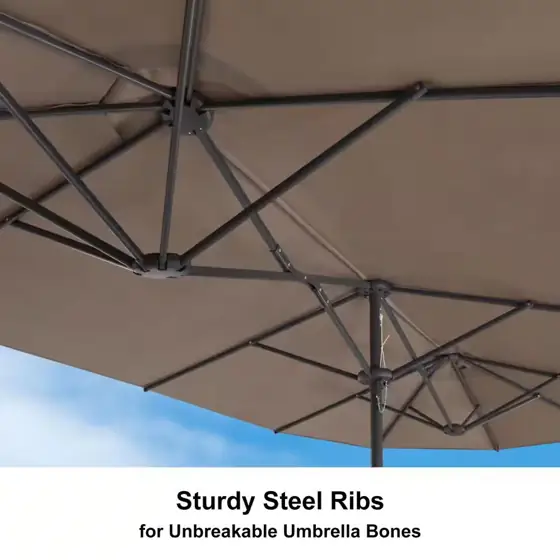 15 ft Gray Aluminum Patio… — Photo 2