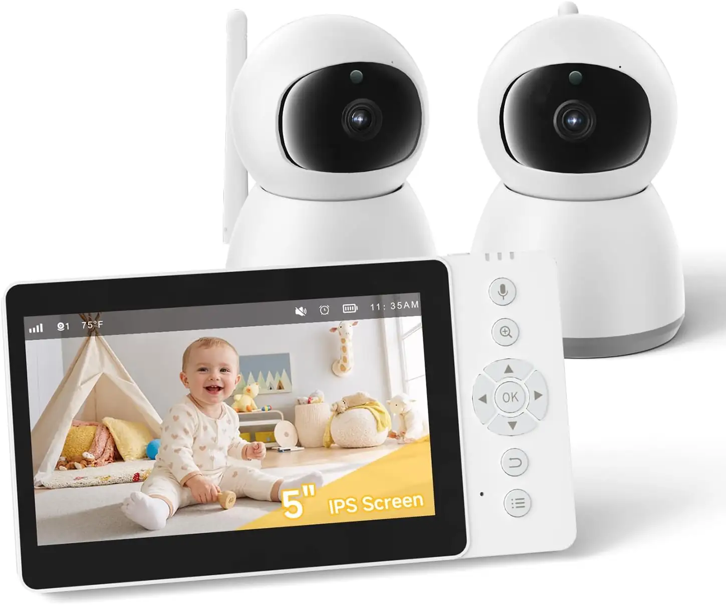 Baby Monitor 1300ft Range, 1080P… — Photo 1