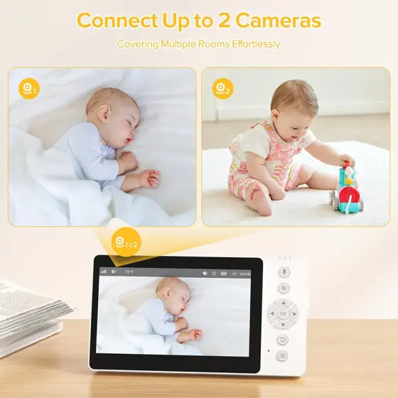 Baby Monitor 1300ft Range, 1080P… — Photo 2