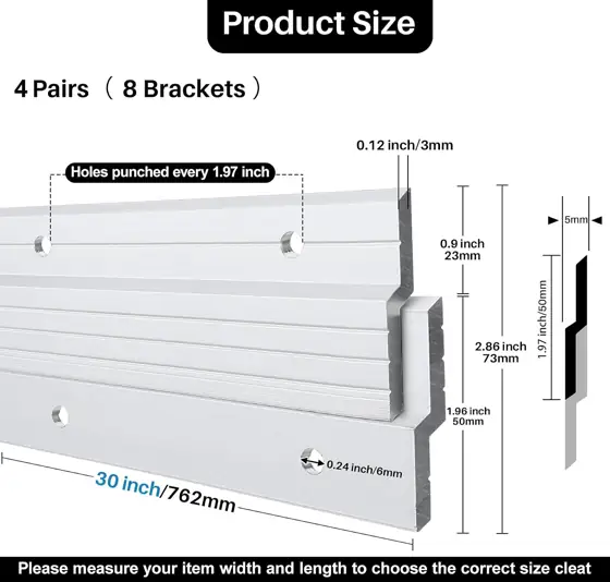 4 Pairs 30 inch Aluminum… — Photo 2