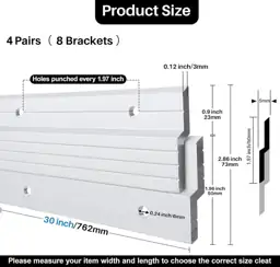 4 Pairs 30 inch Aluminum… — Photo 2