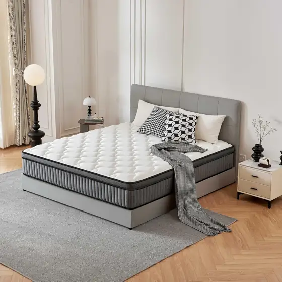 King Size 14-Inch Hybrid Mattress… — Photo 2